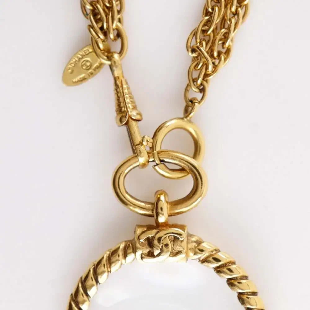 Chanel Vintage Loupe Pendant Necklace #256890C12B